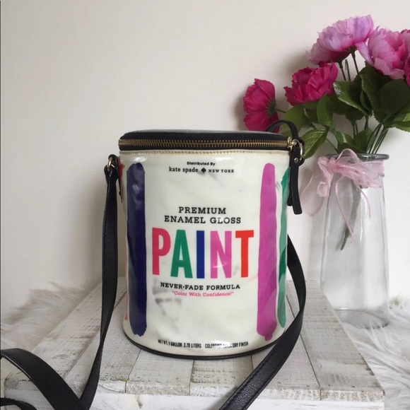 kate spade Handbags - Kate spade paint can bucket bag